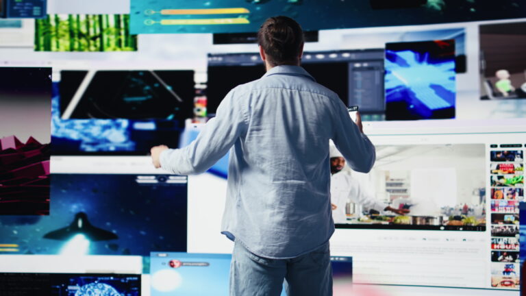 E commerce expert connecting on social media web platforms